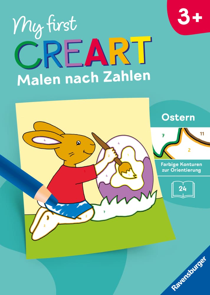 My first CreArt Malen nach Zahlen ab 3 - Ostern