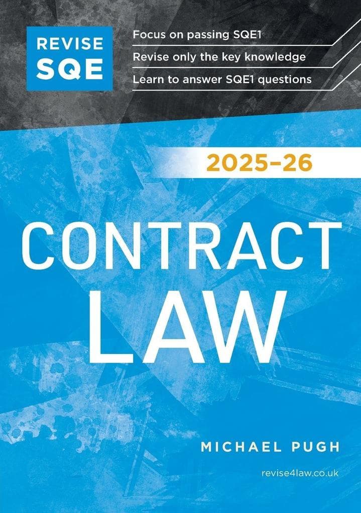 Revise SQE Contract Law 2025-26