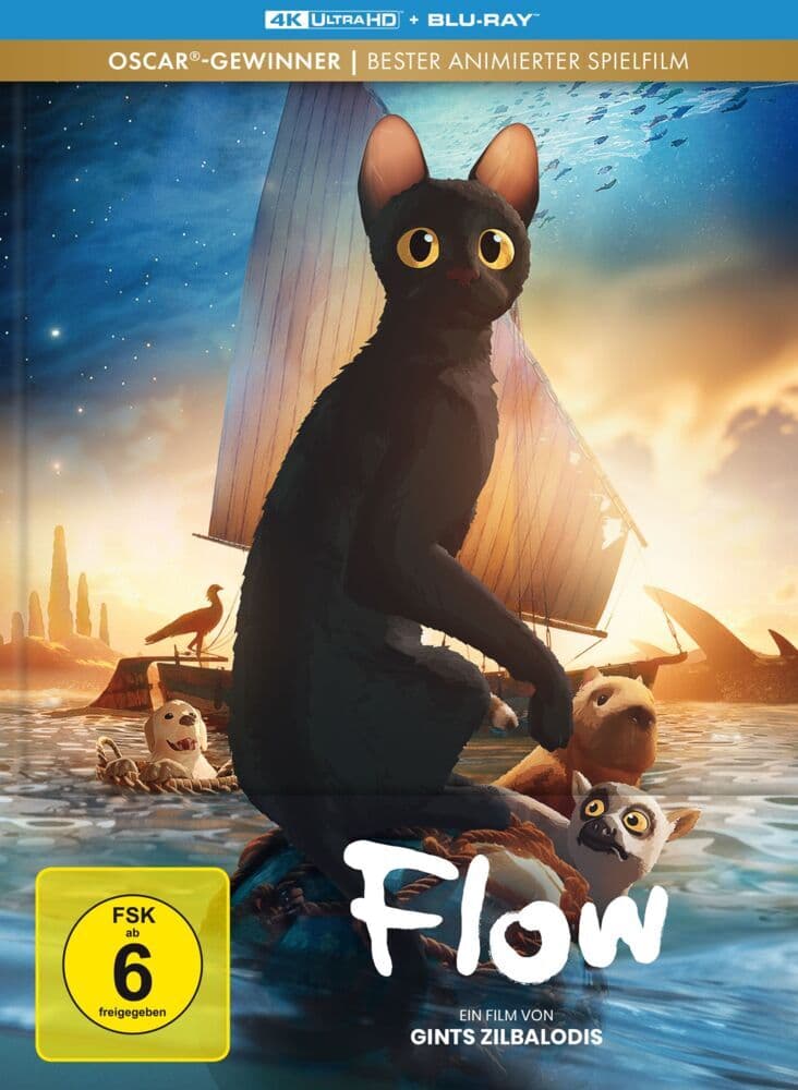 Flow - Limitiertes Mediabook (4K Ultra HD + Blu-ray)