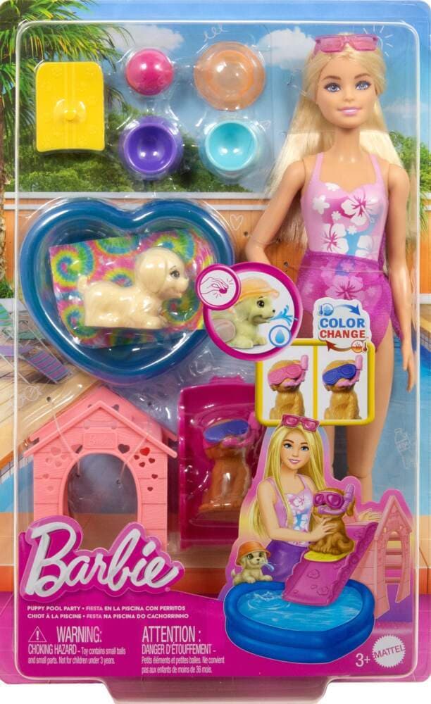 Barbie Hündchen Pooplparty aloha blond