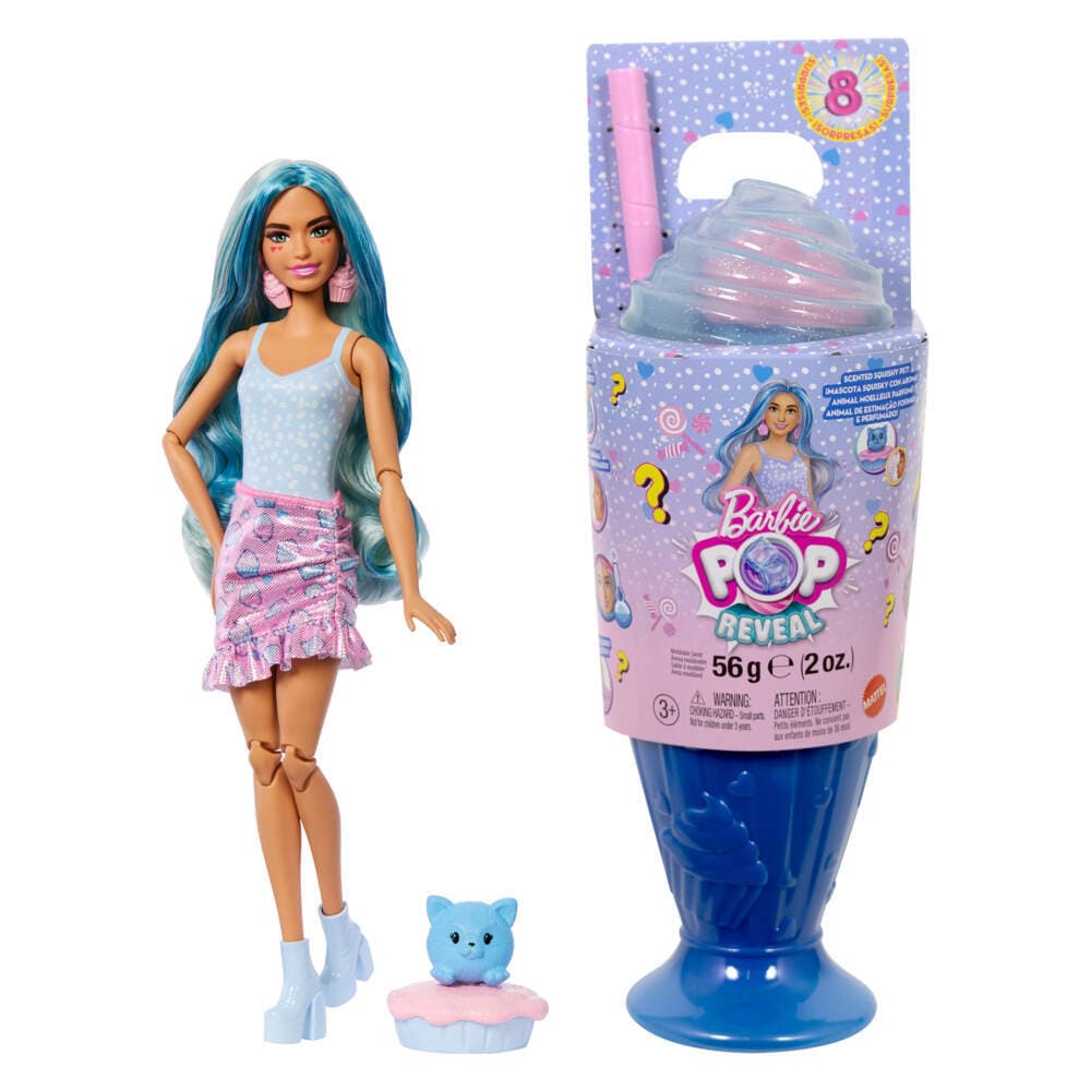 Barbie Pop! Reveal Barbie Treats Serie - blaue Puppe