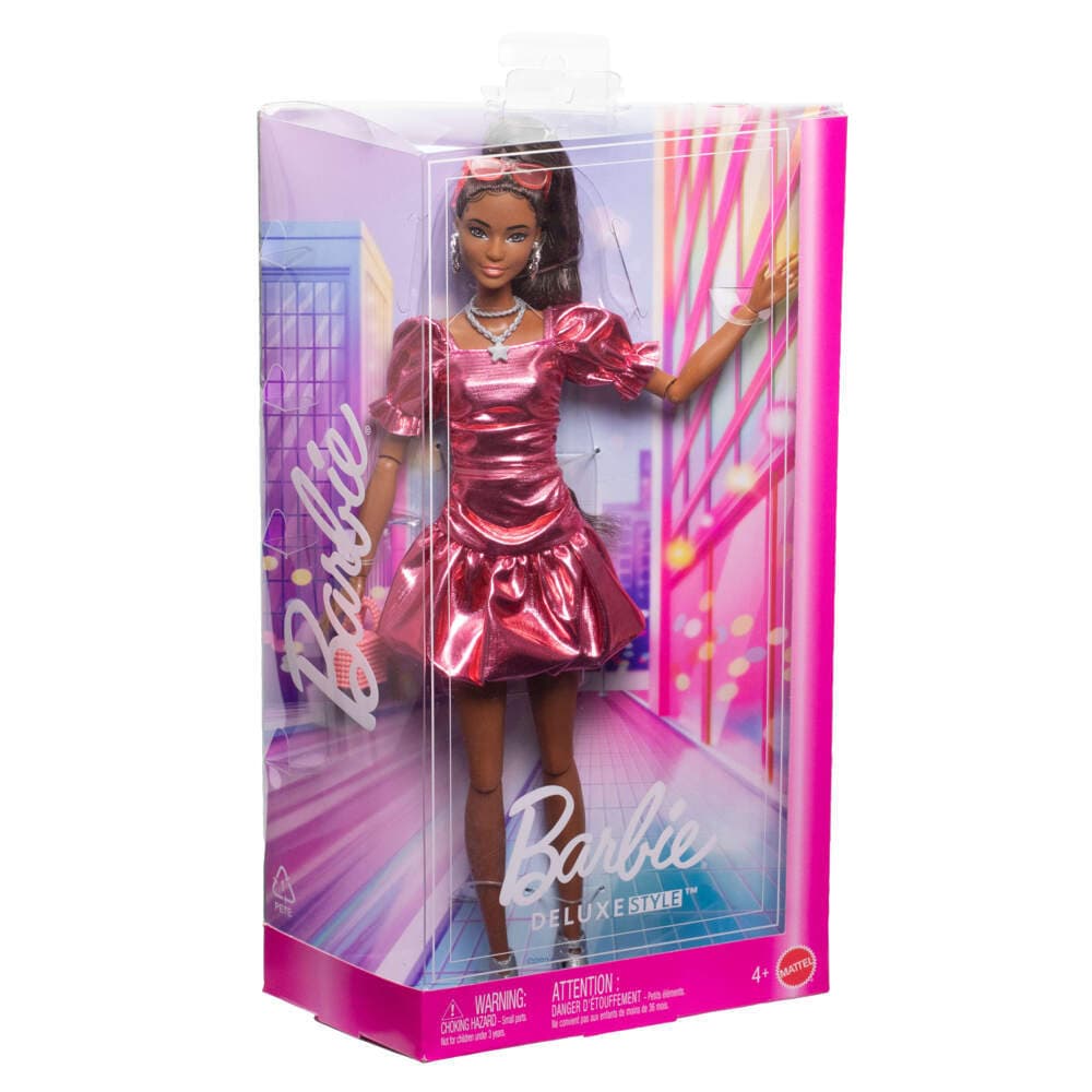 Barbie Deluxe Style im rosa Metallic Outfit