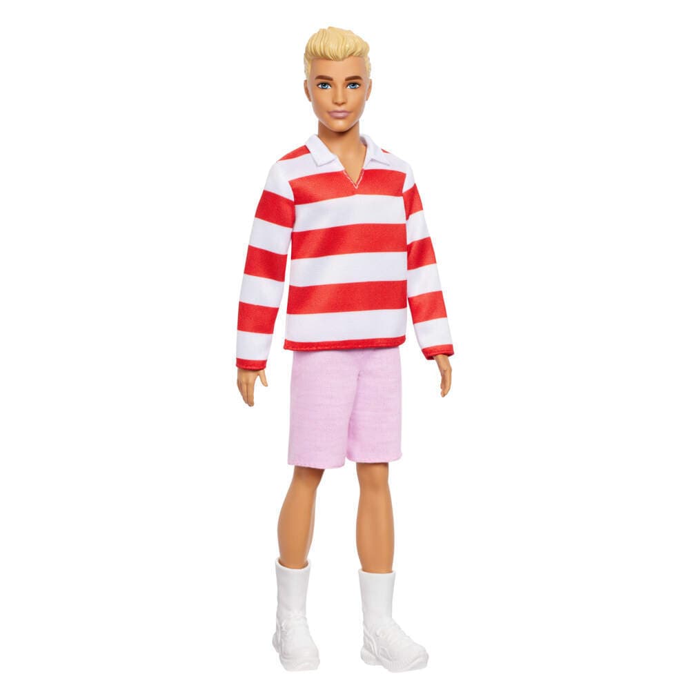 Barbie Fashionista Ken-Puppe - Red and White Strip