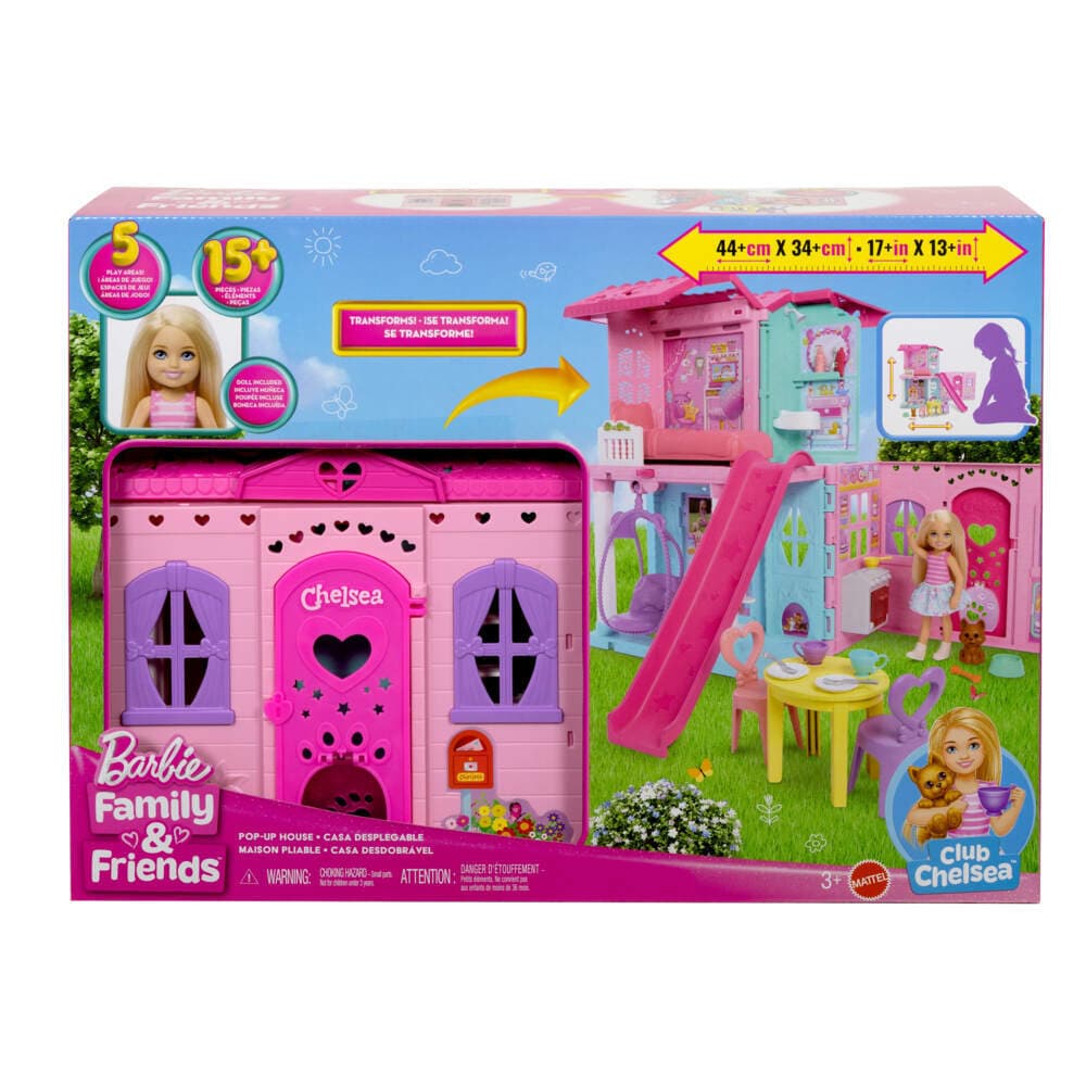 Barbie aufklappbares Chelsea Pop-Up-Haus