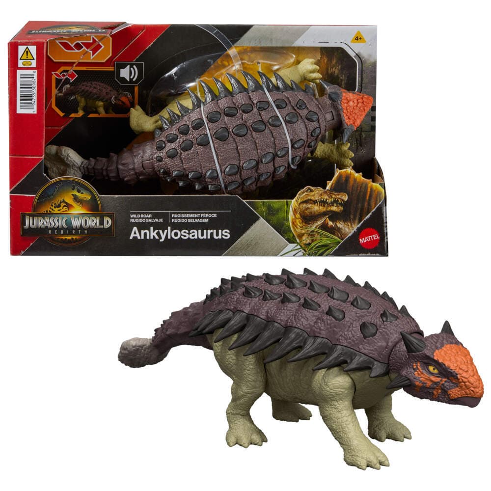 Jurassic World Wild Roar Ankylosaurus