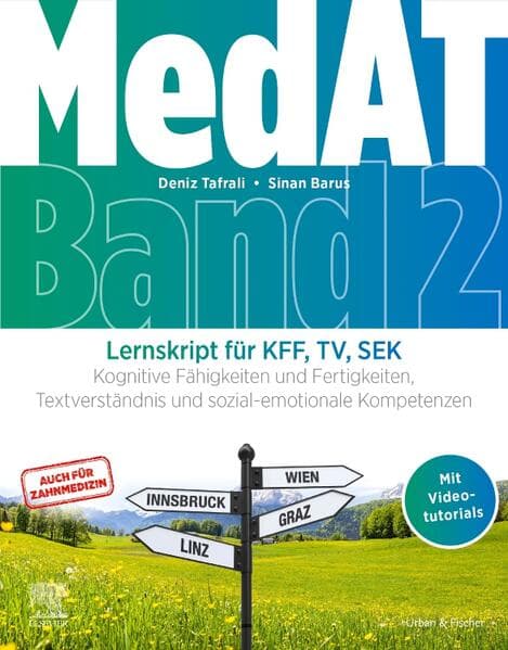 MedAT Lernskript für KFF, TV, SEK (Band 2)