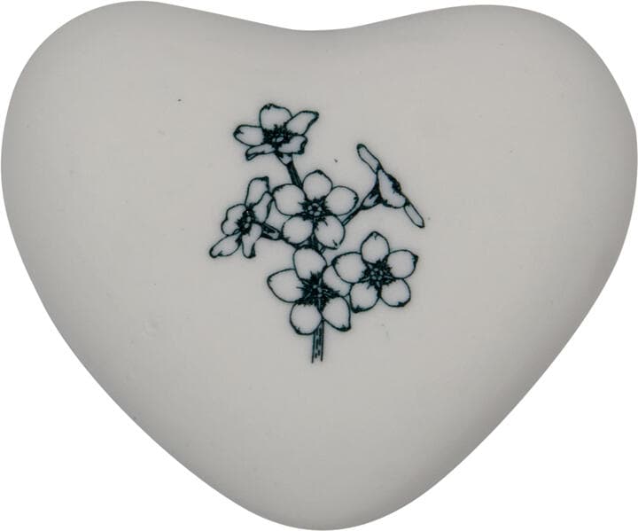 Handschmeichler Porzellan - Vergiss mein nicht