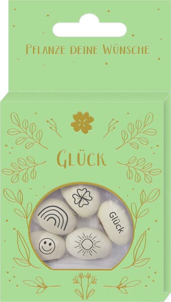 Geprägte Saatbohnen - Pflanze deine Wünsche