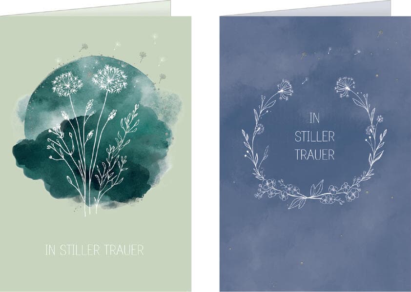 Grußkarten-Set - In stiller Trauer