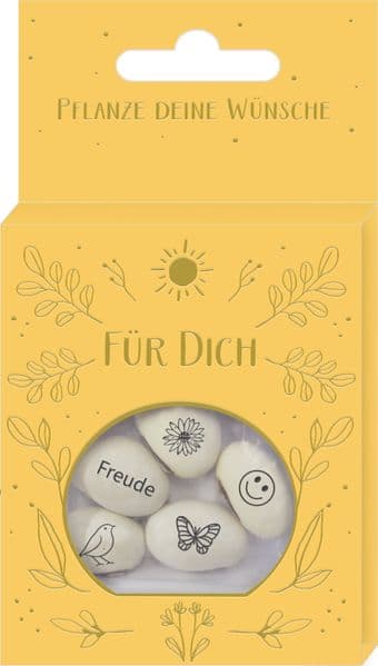 Geprägte Saatbohnen - Pflanze deine Wünsche