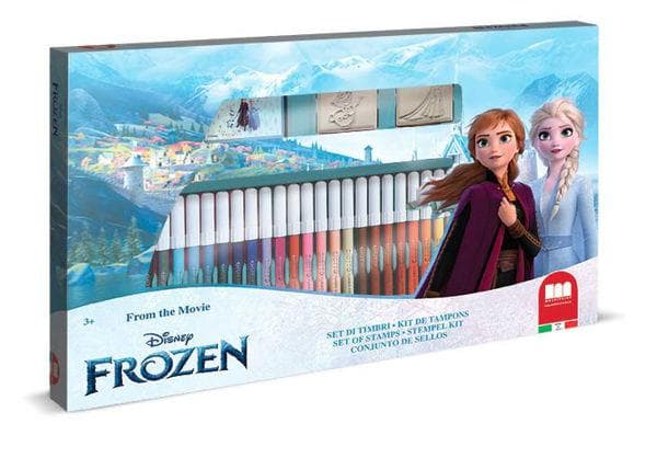 FROZEN 2 - Malset XL, 41-tlg., inkl. Malbuch & Stempel