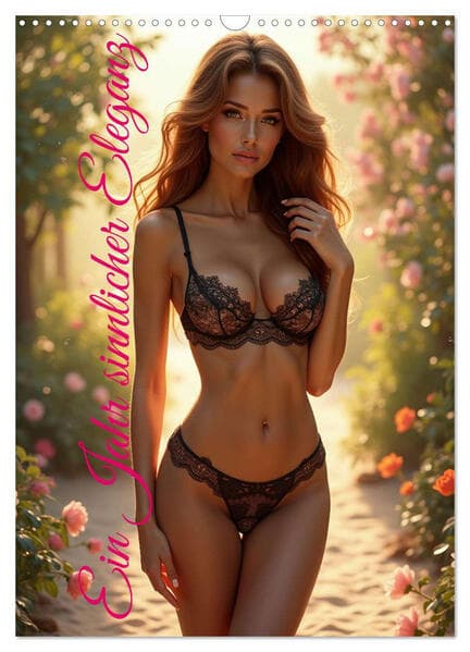 Ein Jahr sinnlicher Eleganz (Wandkalender 2026 DIN A3 hoch), CALVENDO Monatskalender