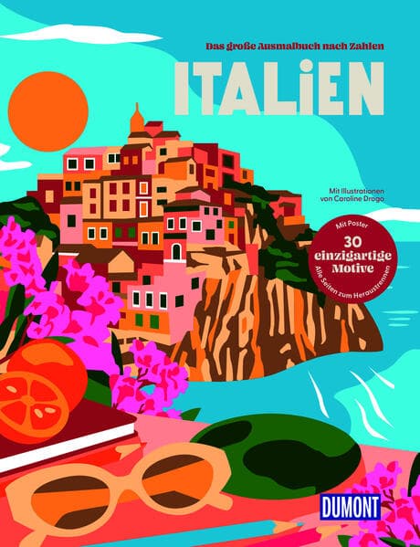 Italien - Das große Ausmalbuch nach Zahlen