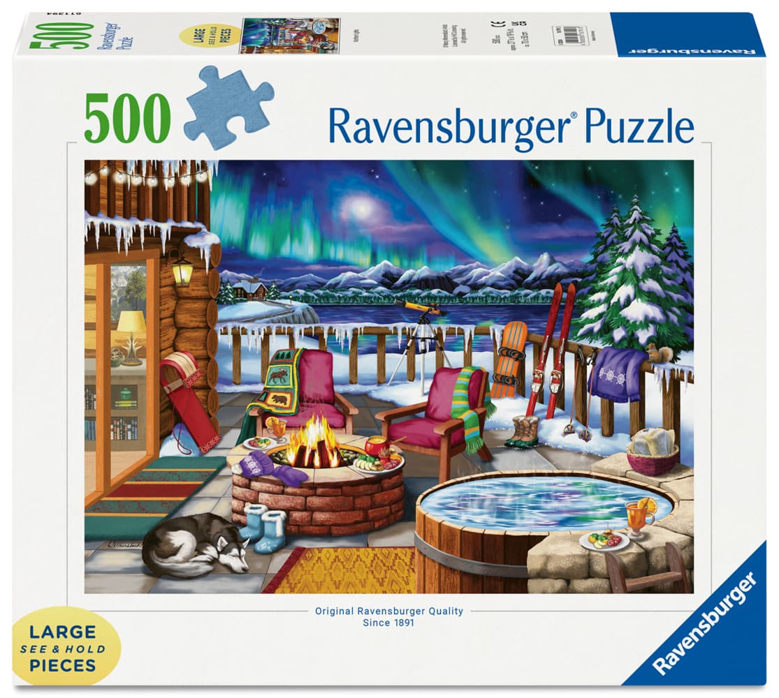Erwachsenenpuzzle 500 Large Pieces - Nordlichter