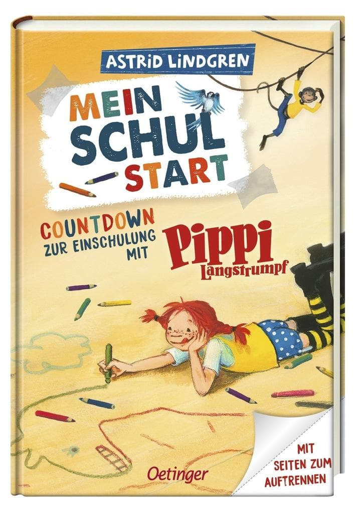 Mein Schulstart. Countdown zur Einschulung mit Pippi Langstrumpf