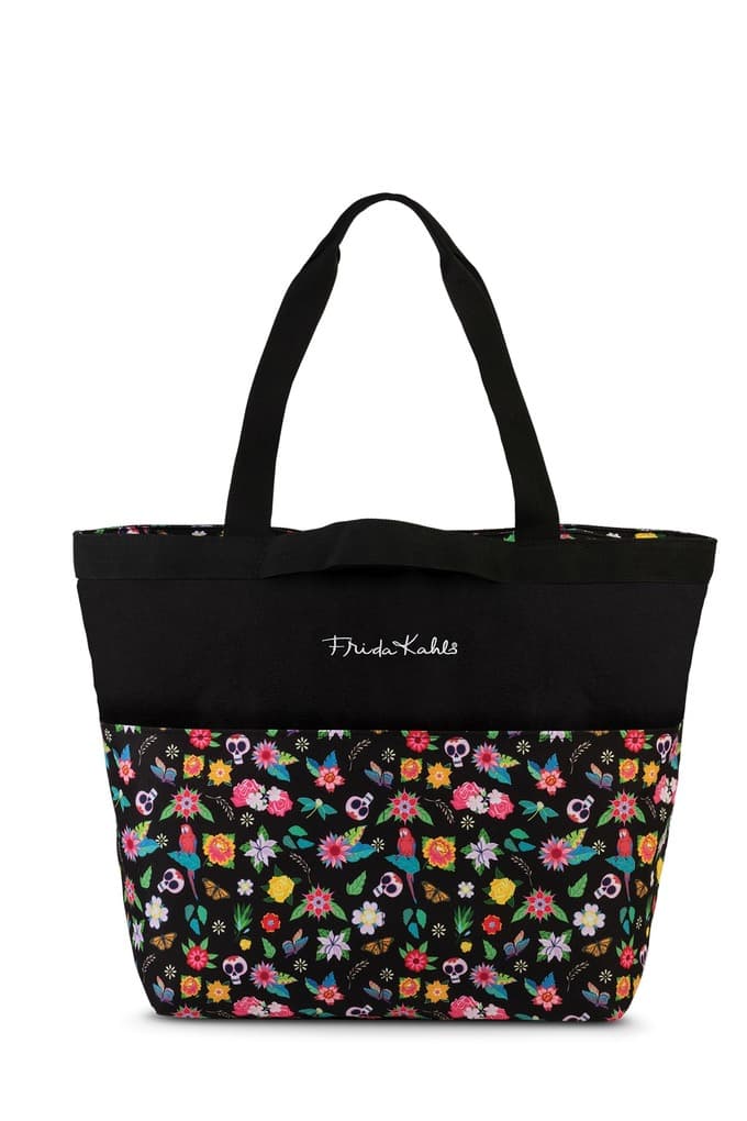 SIEBER Shopper Frida Kahlo, schwarz, Einkaufstasche