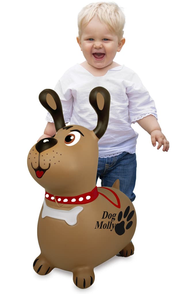 Jamara - Hüpftier Dog Molly mit Pumpe