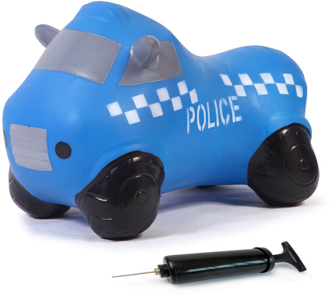 Jamara - Hüpfauto Police Truck mit Pumpe