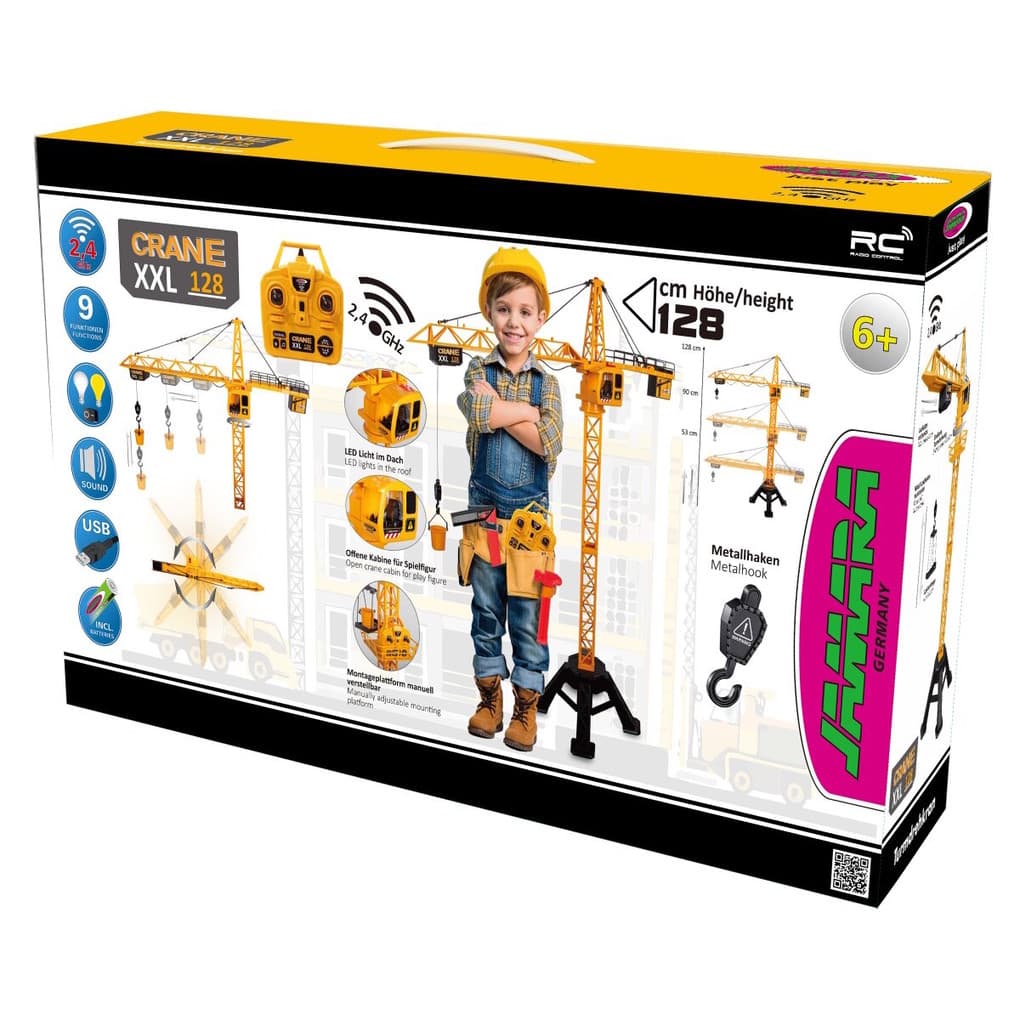Jamara - Turmdrehkran Crane XXL 128 2,4GHz