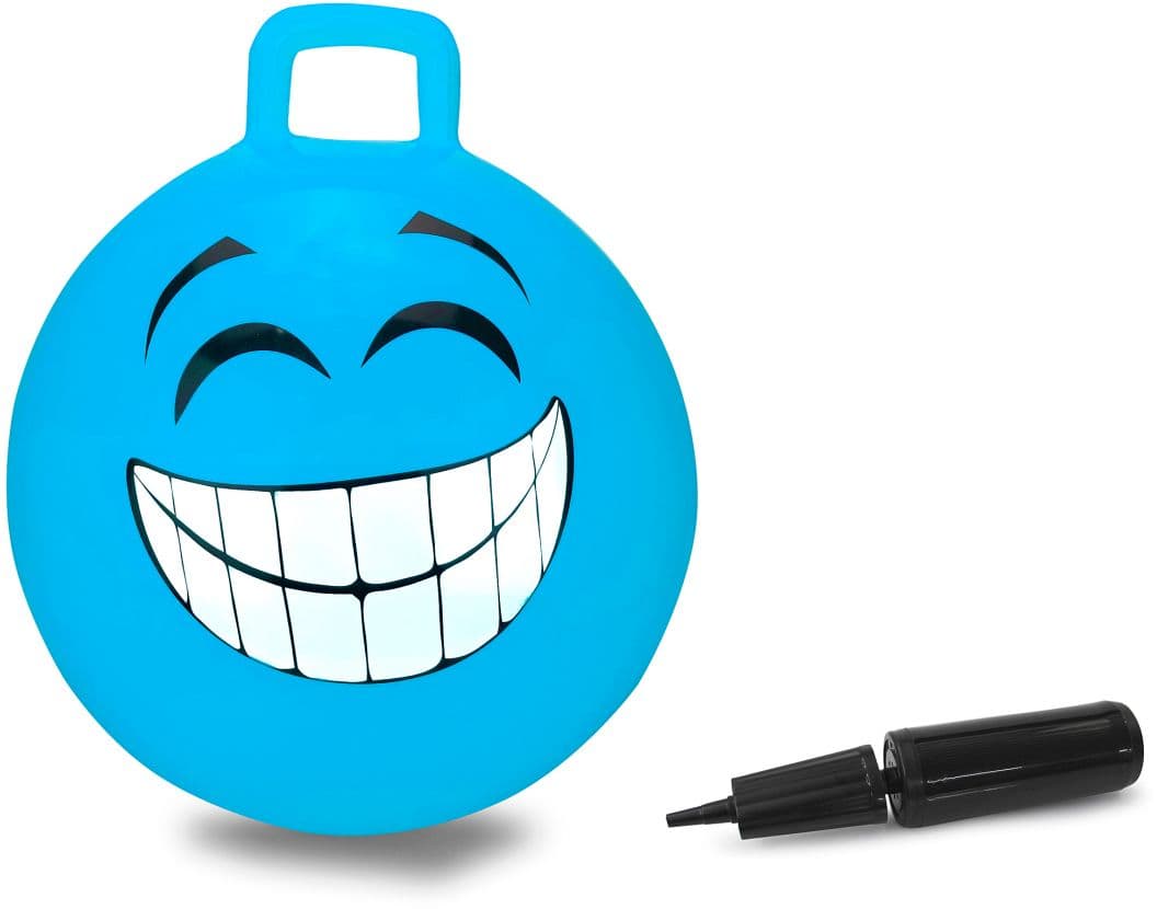 Jamara - Hüpfball Smile blau 450mm
