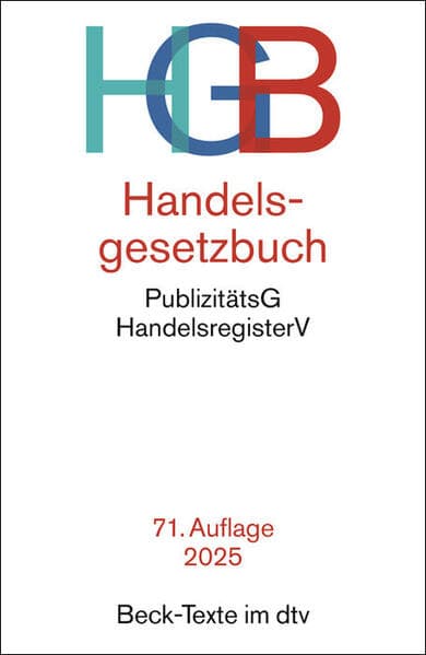 Handelsgesetzbuch. HGB