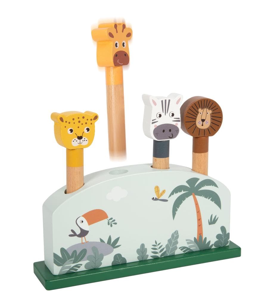 Steckspiel hüpfende Tiere "Safari"
