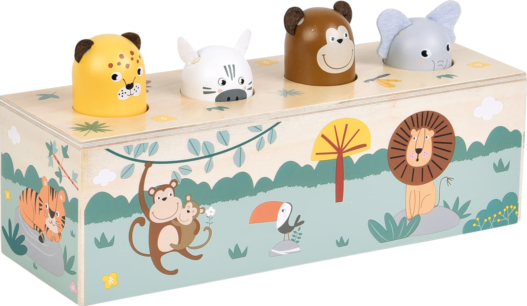 Drückspiel Tierlaute "Safari"