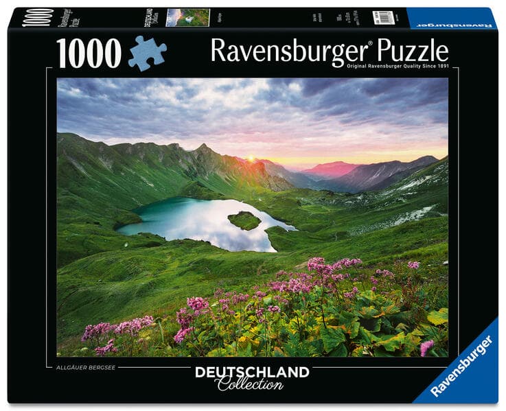 Erwachsenenpuzzle 1000 Teile - Allgäuer Bergsee