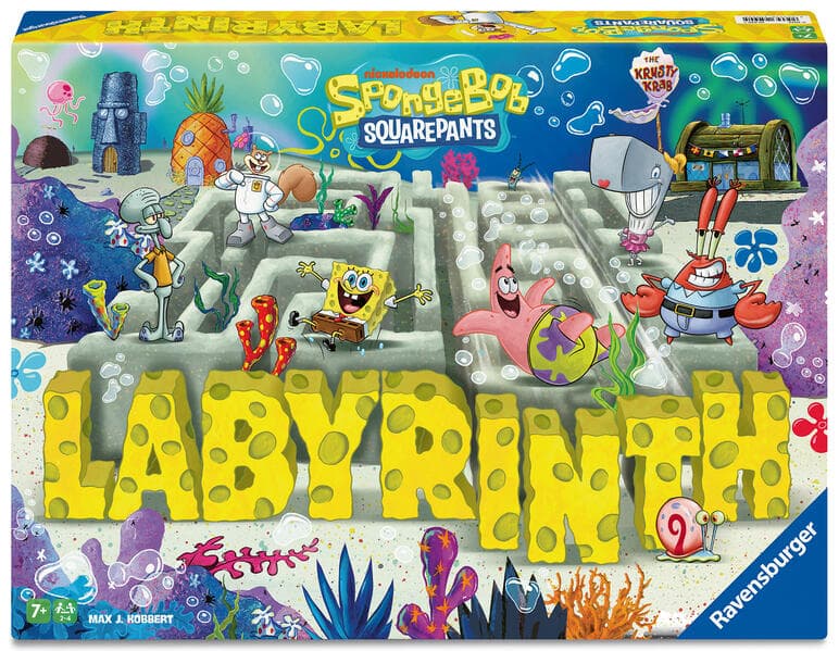 SpongeBob Labyrinth - Gesellschaftsspiel & Brettspiel ab 7 Jahre