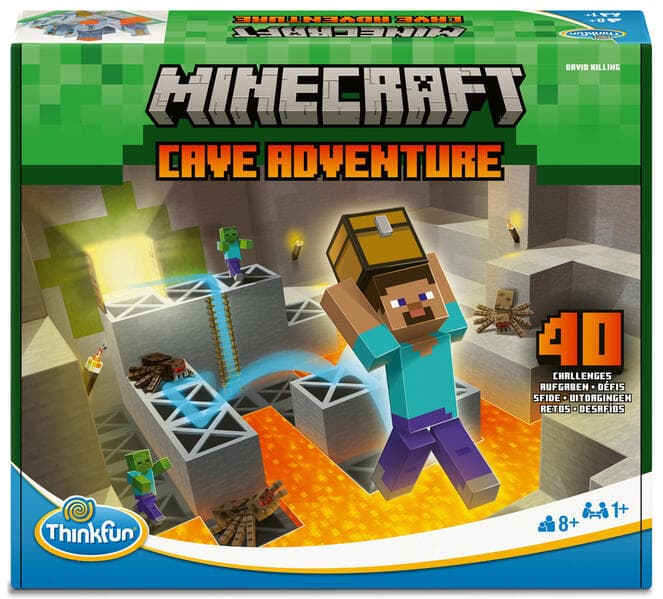 ThinkFun Minecraft Cave Adventure - Das spannende Logikspiel aus der Welt von Minecraft - ab 8 Jahren