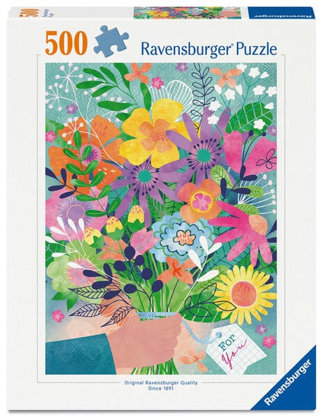 Erwachsenenpuzzle 500 Teile - Blumen für dich