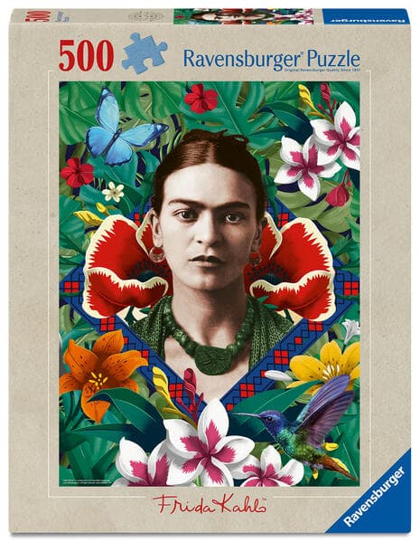 Erwachsenenpuzzle 500 Teile - Frida Kahlo, blühende Fantasie