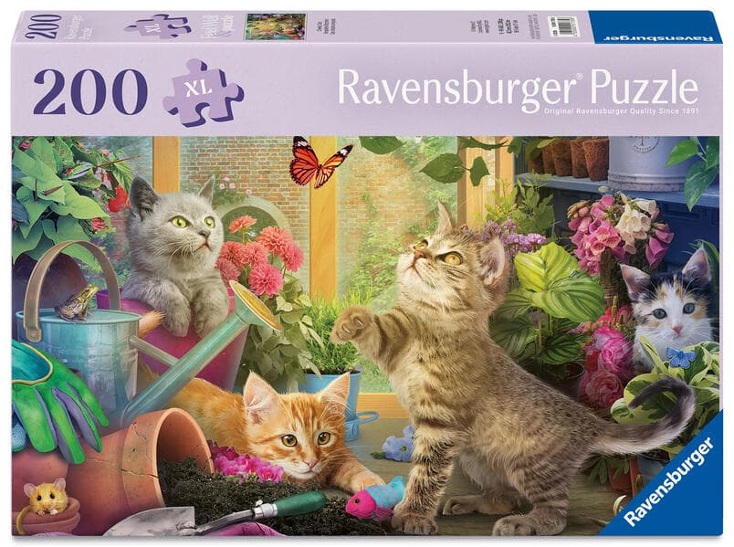 Feel Well & Puzzle 200 Teile - Verspielte Kätzchen