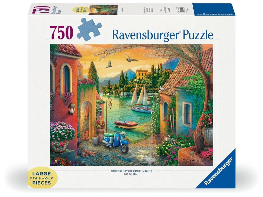 Erwachsenenpuzzle 750 Large Pieces - Idyllischer Comer See