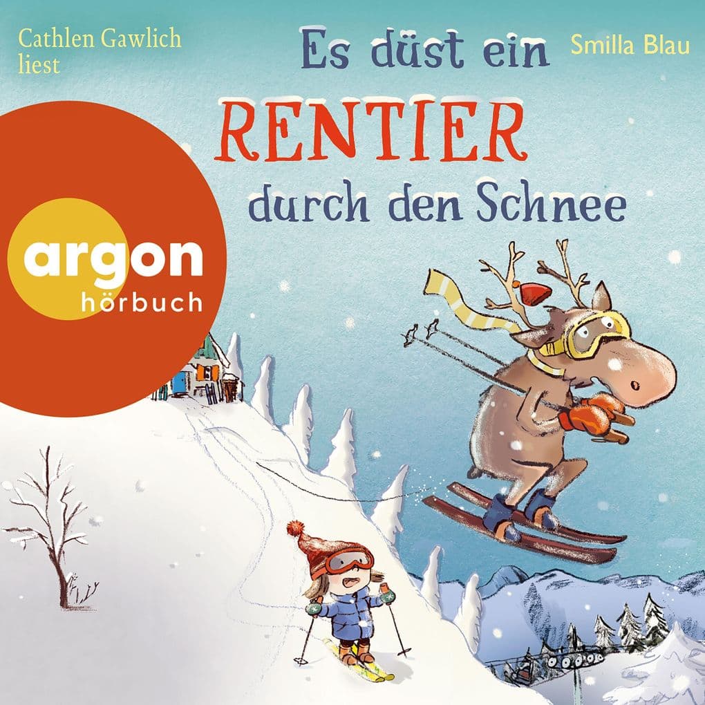 Es düst ein Rentier durch den Schnee