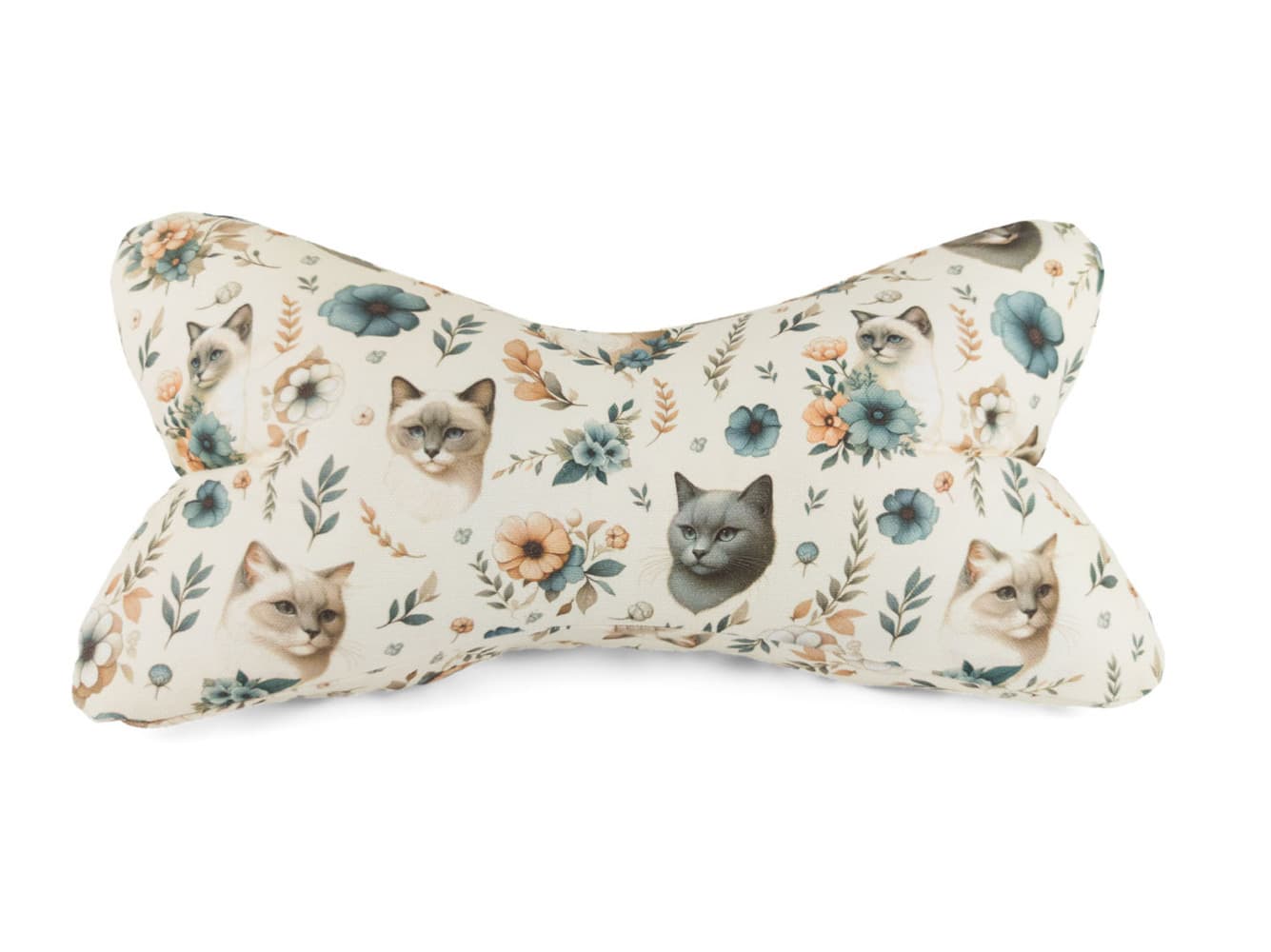 Leseknochen - Katzenliebe cremeweiß