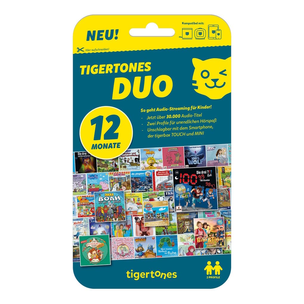 tigertones DUO ticket - 12 Monate