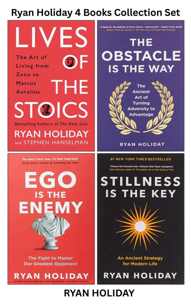 Ryan Holiday 4 Books Collection Set