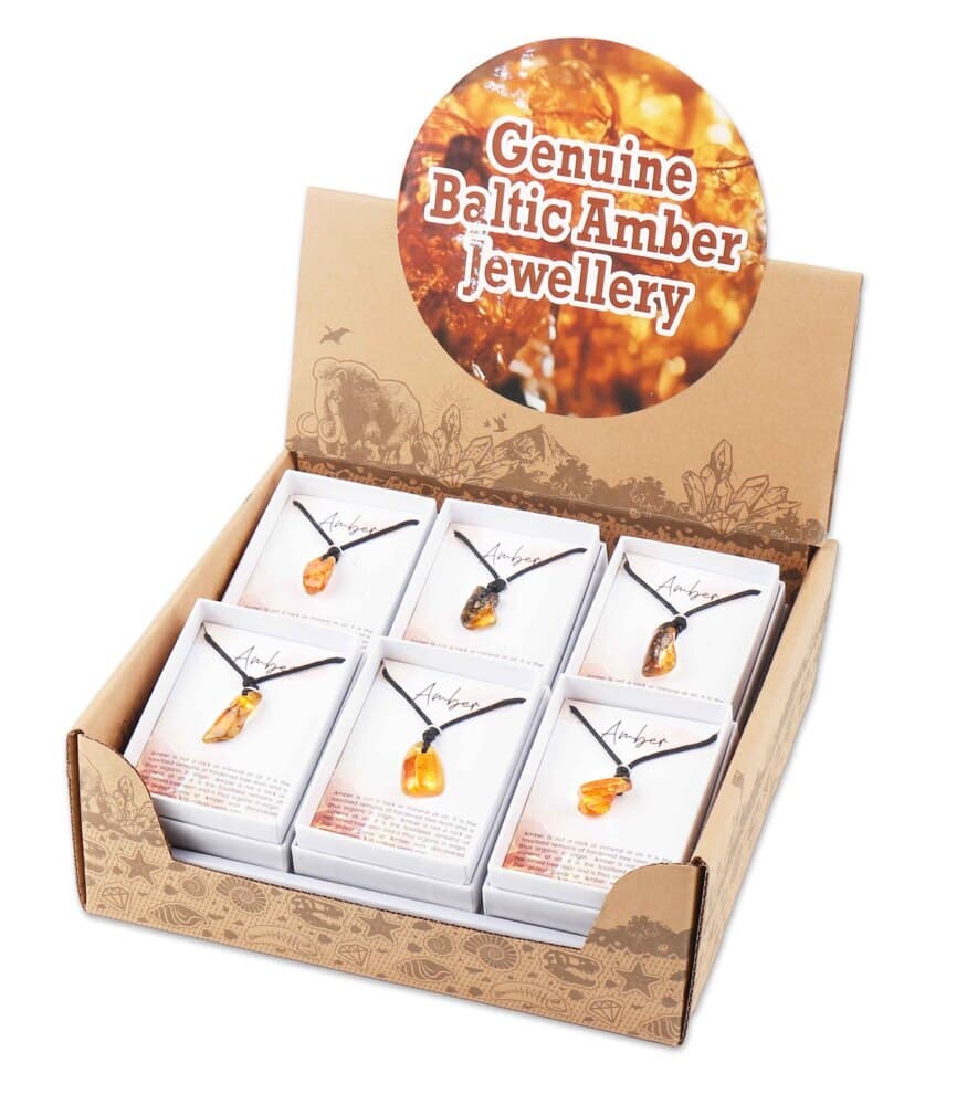 Sortiment Bernstein Kette, 12 Stück