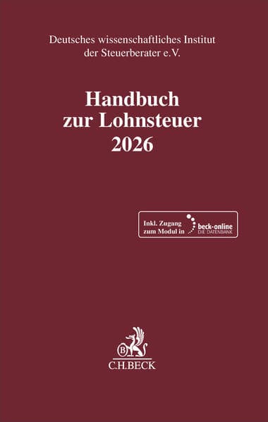 Handbuch zur Lohnsteuer 2026. LSt 2026
