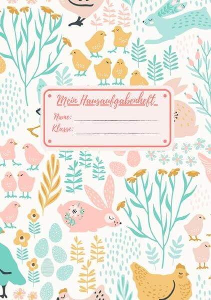 Hausaufgabenheft mit Herz