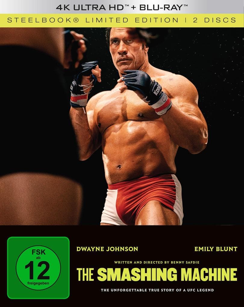 The Smashing Machine UHD + Blu-ray (Limited Steelbook)