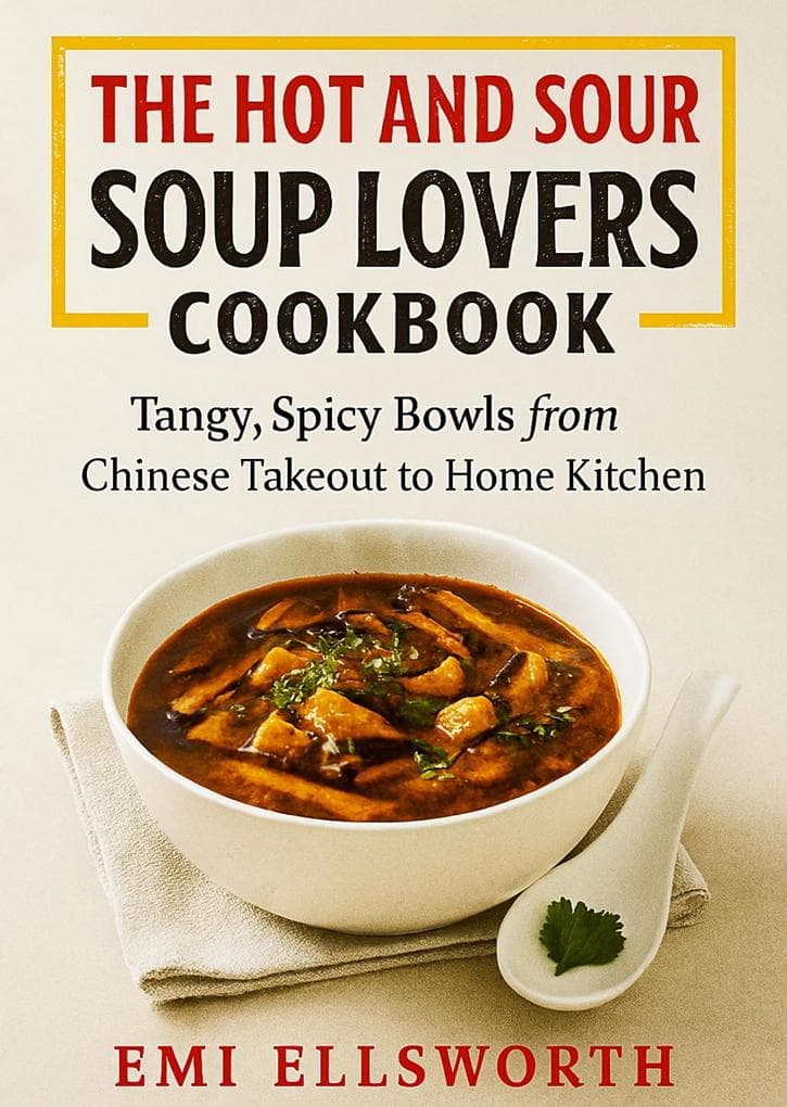 The Hot and Sour Soup Lovers Cookbook - Tangy, Spicy Bowls from Chinese Takeout to Home Kitchen
