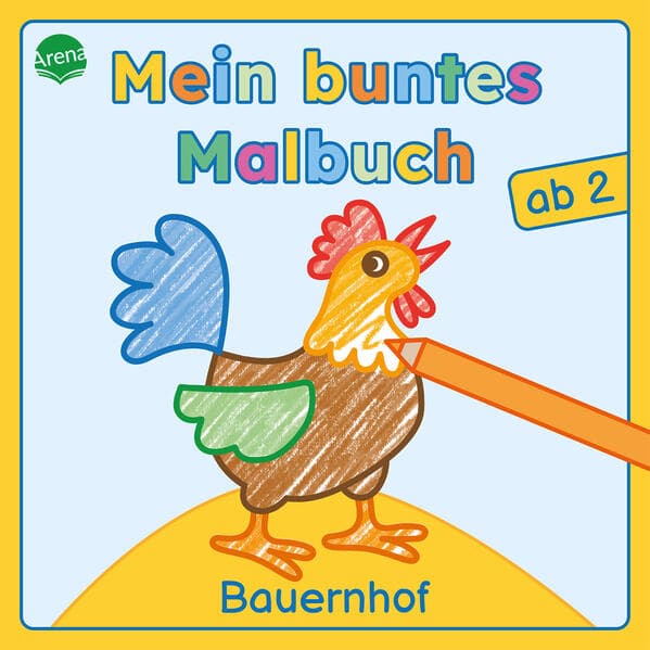 Mein buntes Malbuch ab 2. Bauernhof