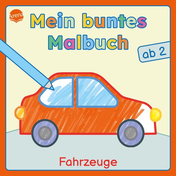 Mein buntes Malbuch ab 2. Fahrzeuge