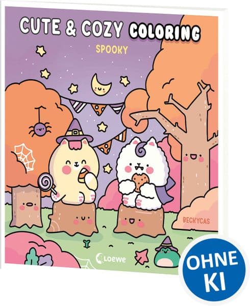 Cute & Cozy Coloring - Spooky