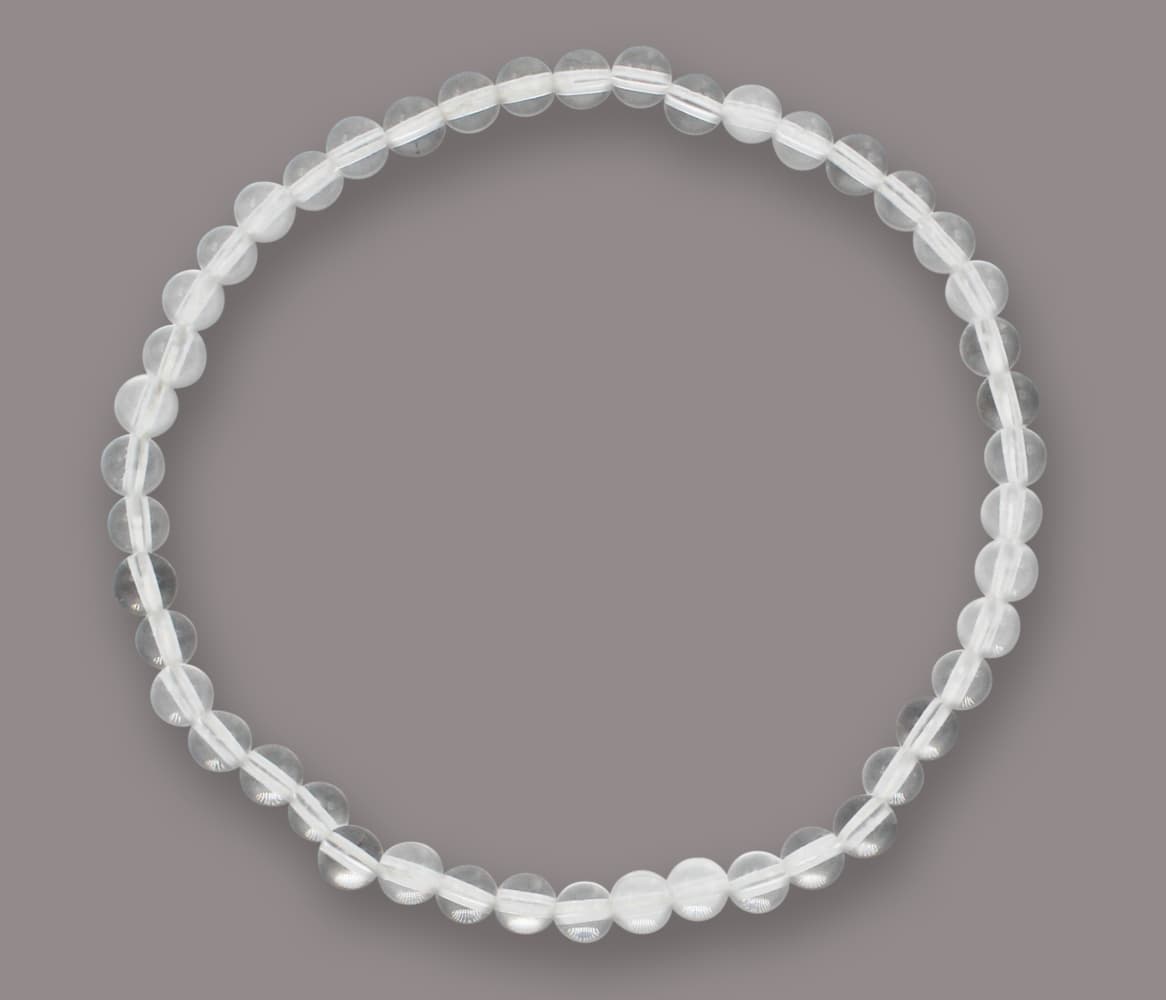 Bergkristall Edelsteinarmband 3-4mm, J748-05