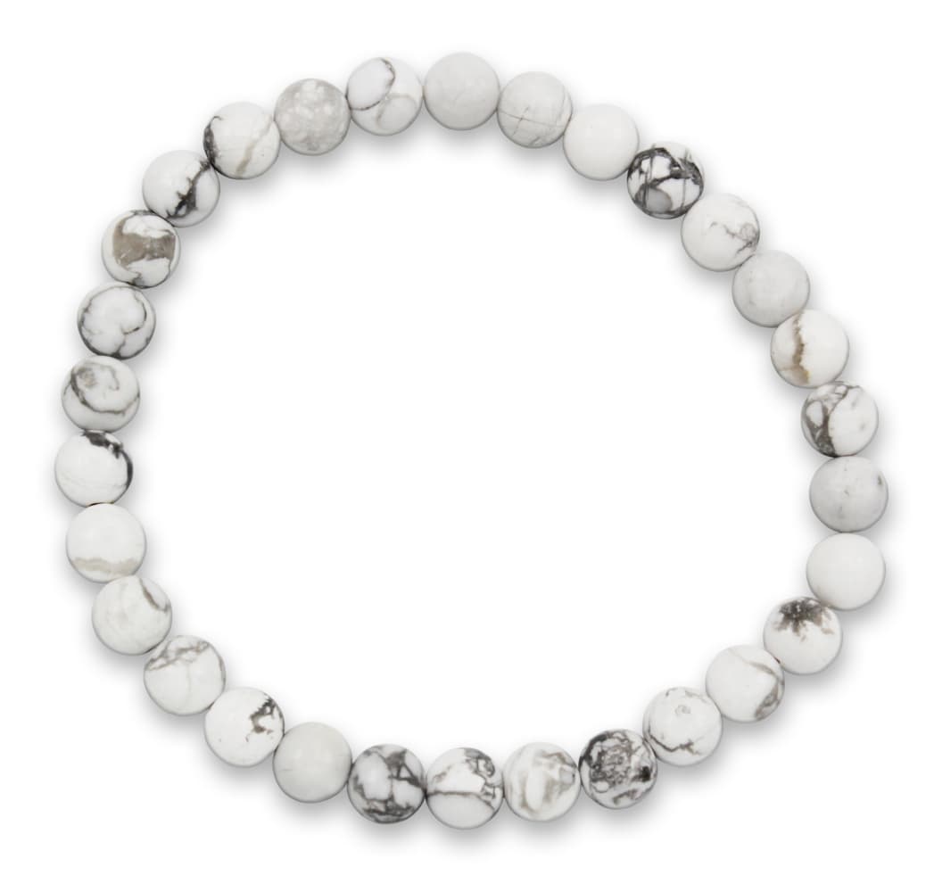 Howlith Edelsteinarmband 6mm, J749-17