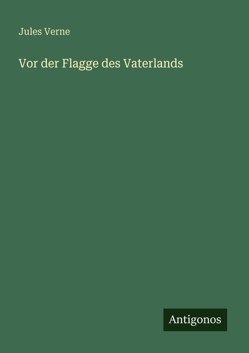Vor der Flagge des Vaterlands