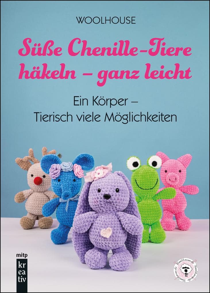 Süße Chenille-Tiere häkeln - ganz leicht